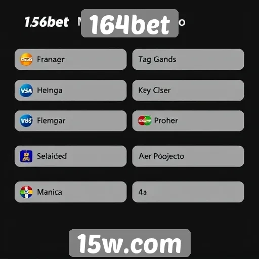 Métodos de pagamento disponíveis na 164bet
